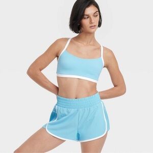 All in Motion Light Blue Athletic Shorts